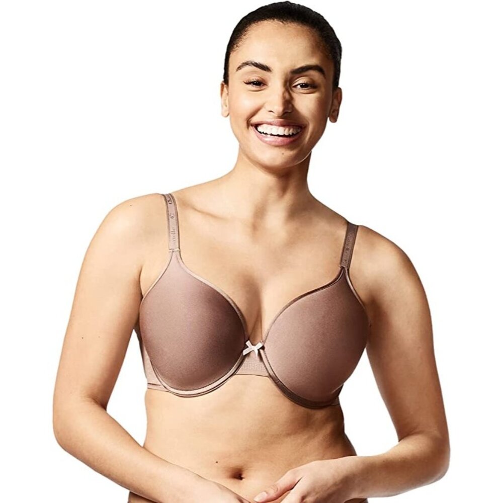 CHANTELLE Back Smoothing Hazelnut Underwire Lightly Lined Bra Womens 40C